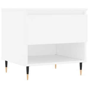 vidaXL Soffbord vit 50x46x50 cm konstruerat tr&auml;