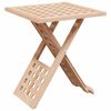 vidaXL Kaffeebord Brun 33 x 33 x 40,5 cm Massivt Valn&ouml;tstr&auml;