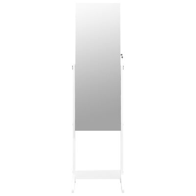 vidaXL Spegelskåp vit fristående 42x38x152 cm