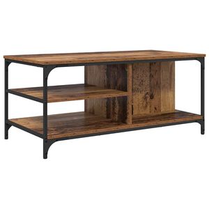 vidaXL Kaffeebord Gammalt tr&auml; 100 x 50 x 45 cm Konstruerat tr&auml;
