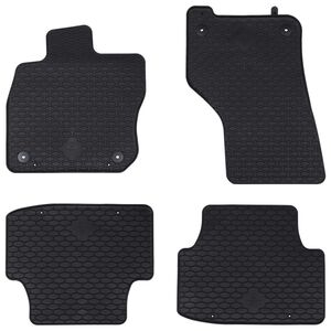vidaXL Bilmatta 4 pcs Svart passar f&ouml;r VW GOLF VIII Variant 2020-