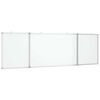 vidaXL Magnetisk whiteboard hopf&auml;llbar 160x50x1,7 cm aluminium