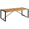 vidaXL Matbord 220x100x75 cm massivt mangotr&auml;