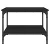 vidaXL Soffbord svart 55x55x40 cm konstruerat tr&auml;
