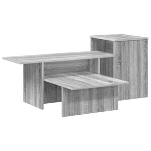 vidaXL Konsolbord Gr&aring; Sonoma 91,5 x 35 x 38,5 cm Konstruerat tr&auml;