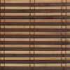 vidaXL Rullgardin med gardiner Brun 110 x 160 cm Bambu