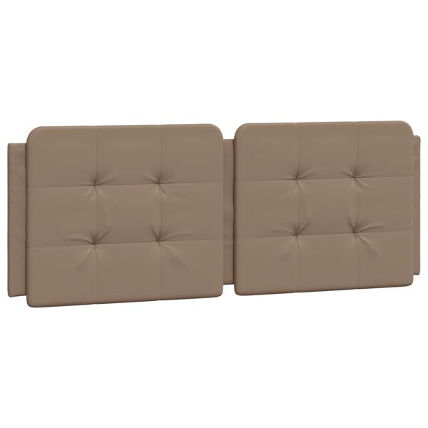vidaXL Headboard Cushion "Zadar" Cappuccino 140 cm Faux Leather