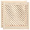 vidaXL Sk&aring;pluckor gallerdesign 2 st 59,5x61,5 cm massiv furu