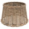 vidaXL Taklampsk&auml;rm brun &Oslash;45x28 cm korgmaterial