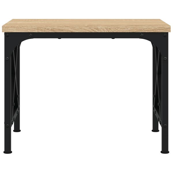 vidaXL Skrivarställ sonoma-ek 40x30x31 cm konstruerat trä