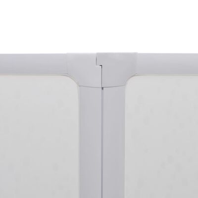 Duschvägg 140x168 cm 7-paneler vikbar inkl. handdukshängare