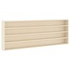 vidaXL V&auml;ggdisplay V&auml;ggmonterat Beige 100 x 8,5 x 36 cm