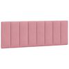 vidaXL Bed with Mattress "Hanko" Pink 140x200 cm Velvet