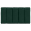 vidaXL Headboard Cushion "Hanko" Dark Green 90 cm Velvet