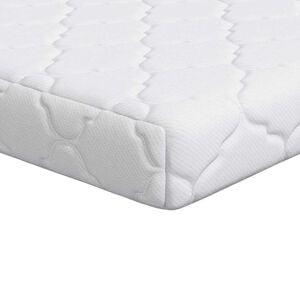 vidaXL Madrass Vit 60 x 120 cm Jacquardtyg
