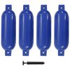 vidaXL St&ouml;tf&aring;ngare f&ouml;r b&aring;t 4 st bl&aring; 51x14 cm PVC