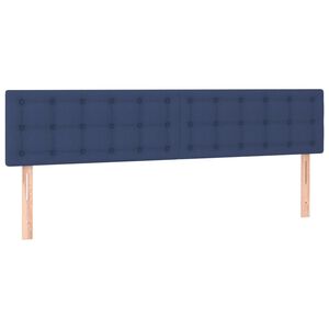 vidaXL S&auml;nggavlar bl&aring; 180x5x78/88 cm tyg