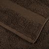 vidaXL Premium bastuhanddukar SOLUND 10 st brun 80x200cm 600gsm