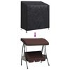vidaXL Skydd f&ouml;r utomhusgunga Svart 155 x 95 x 165 cm 210D Oxford Tyg