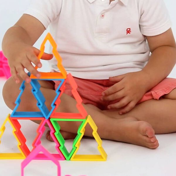 d&euml;na Leksakstr&auml;d Neon 6 delar silikon