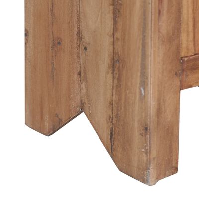 vidaXL Sängbord 43x31x80 cm massivt mahognyträ