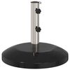 vidaXL Parasolbas f&ouml;r 40-50 mm stolpe 26.75 kg Svart for 40-50 mm Pole