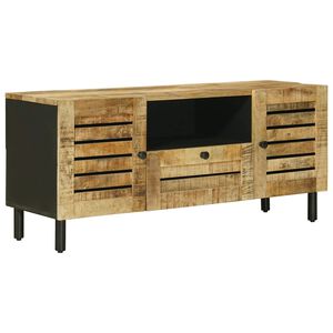 vidaXL F&ouml;rvaringssk&aring;p Naturlig 105 x 33 x 46 cm Massivt mangotr&auml;