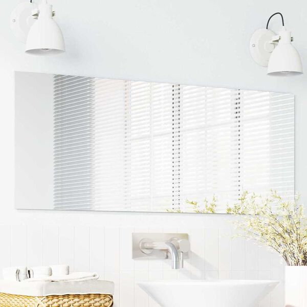 vidaXL Väggspegel Rektangulär 40 x 100 cm härdat glas