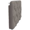 vidaXL Headboard Cushion Taupe 80 cm Fabric