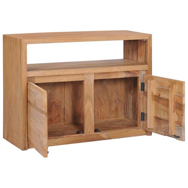 vidaXL Sk&auml;nk 80x30x60 cm massiv teak