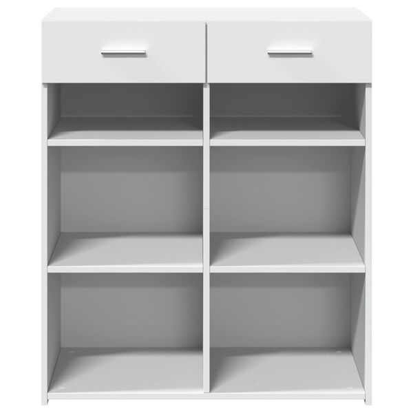 vidaXL Sk&auml;nk vit 80x42,5x93 cm konstruerat tr&auml;