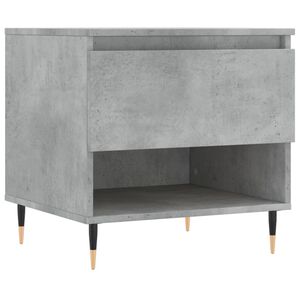 vidaXL Soffbord betonggr&aring; 50x46x50 cm konstruerat tr&auml;