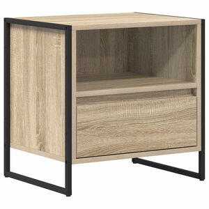 vidaXL S&auml;ngbord Sonoma 50 x 39,5 x 50 cm Konstruerat tr&auml;
