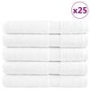 vidaXL Premium handdukar SOLUND 25 st vit 100x200cm 600gsm