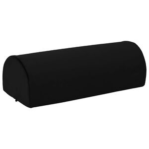 vidaXL Fotst&ouml;d Kudde 42 x 18 x 13 cm Fast PU skum Svart