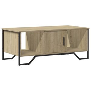 vidaXL Soffbord sonoma-ek 100x51x40 cm konstruerat tr&auml;