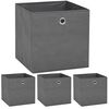 vidaXL F&ouml;rvaringsl&aring;dor 4 st non-woven tyg 32x32x32 cm gr&aring;