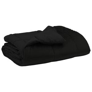 vidaXL Full &Aring;rs-Duvet 135 x 200 cm 4 &aring;rstider Svart Andningsbar