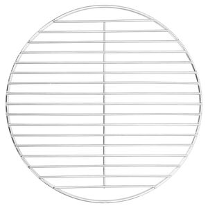 vidaXL Grillgaller runt &Oslash;34,5 cm 304 rostfritt st&aring;l