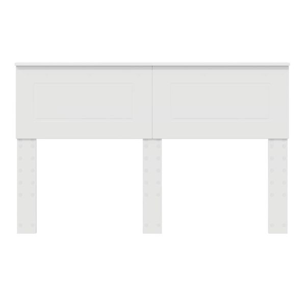 vidaXL Huvudgavel Vit 160 cm Konstruerat tr&auml;