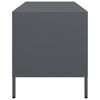 vidaXL Tv-bänk antracit 68x39x43,5 cm kallvalsat stål