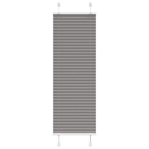 vidaXL Plisserad persienn antracit 40x100cm tyg bredd 39,4cm polyester