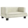 vidaXL Barnsoffa gr&auml;ddvit 60x40x30 cm sammet