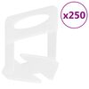 vidaXL Niv&aring;distanser 250 st 1 mm