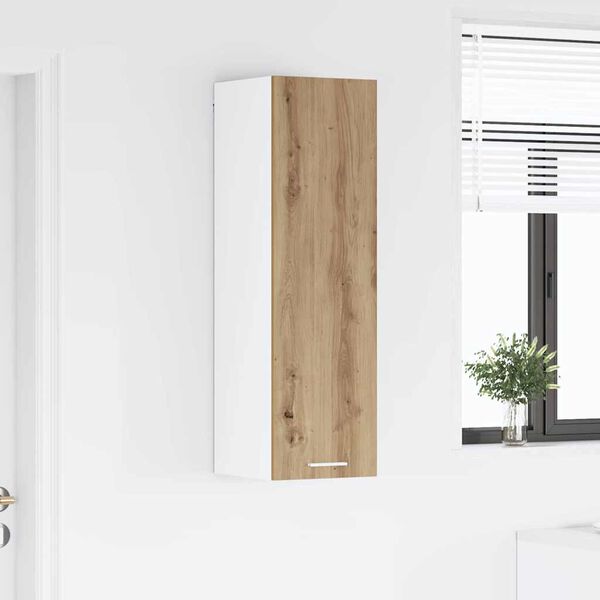 vidaXL H&auml;ngande sk&aring;p Artisan Ek 30 x 31 x 100 cm Konstruerat tr&auml;