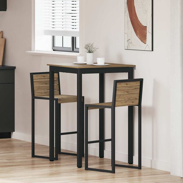 vidaXL St&aring;ende Barbord Konstruerat tr&auml;