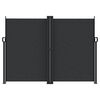vidaXL Inf&auml;llbar sidomarkis svart 180x1200 cm