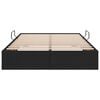 vidaXL F&ouml;rvaringss&auml;ng med madrass med lagring Svart 120 x 200 cm tyg