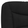 vidaXL Bed with Mattress "Hvar" Black 100x200 cm Fabric