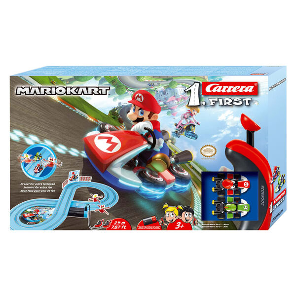 Carrera FIRST Bilbana med bilar Nintendo Mario Kart 1:50